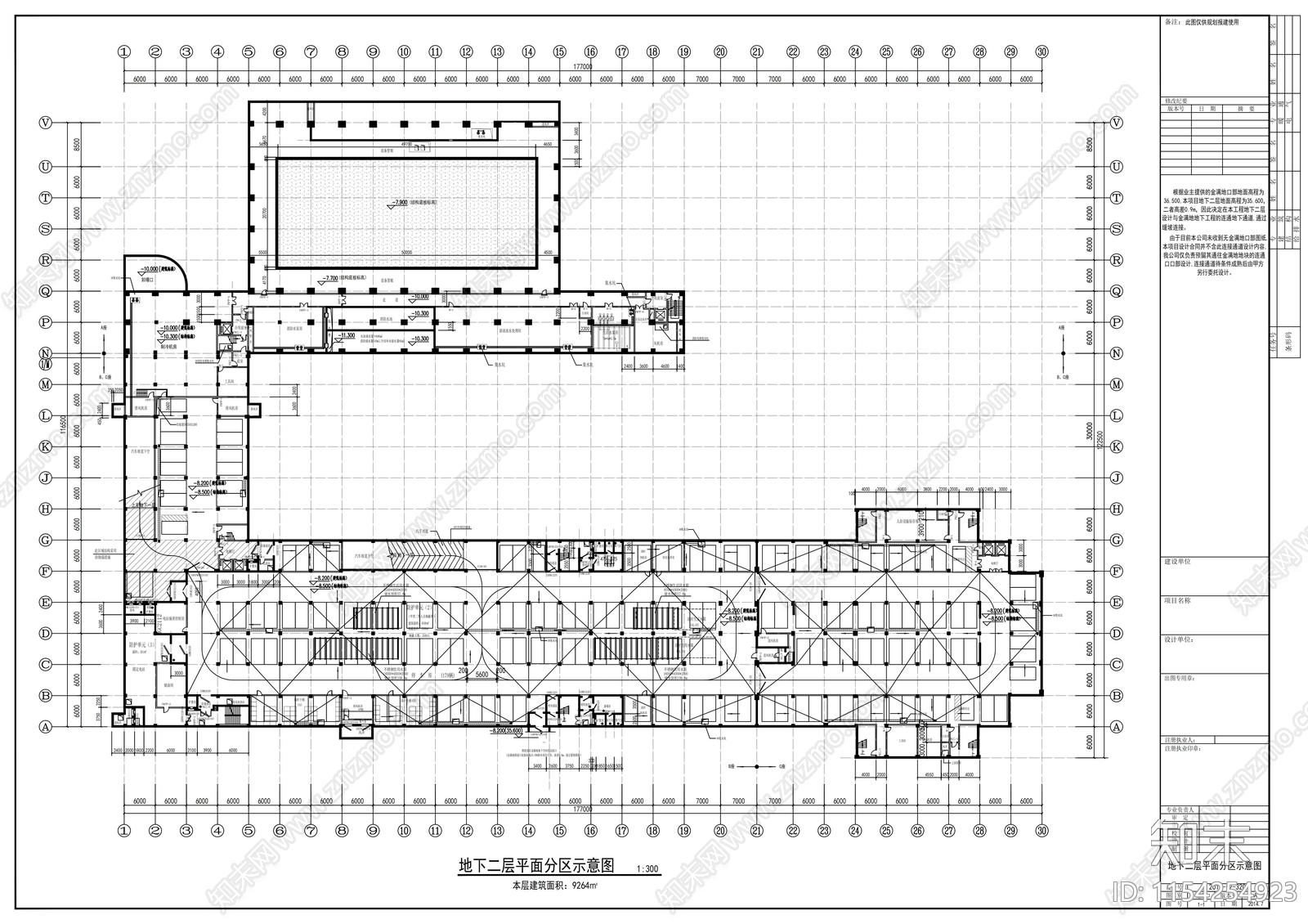 简欧风格多层少年宫建筑cad施工图下载【ID:1154254923】