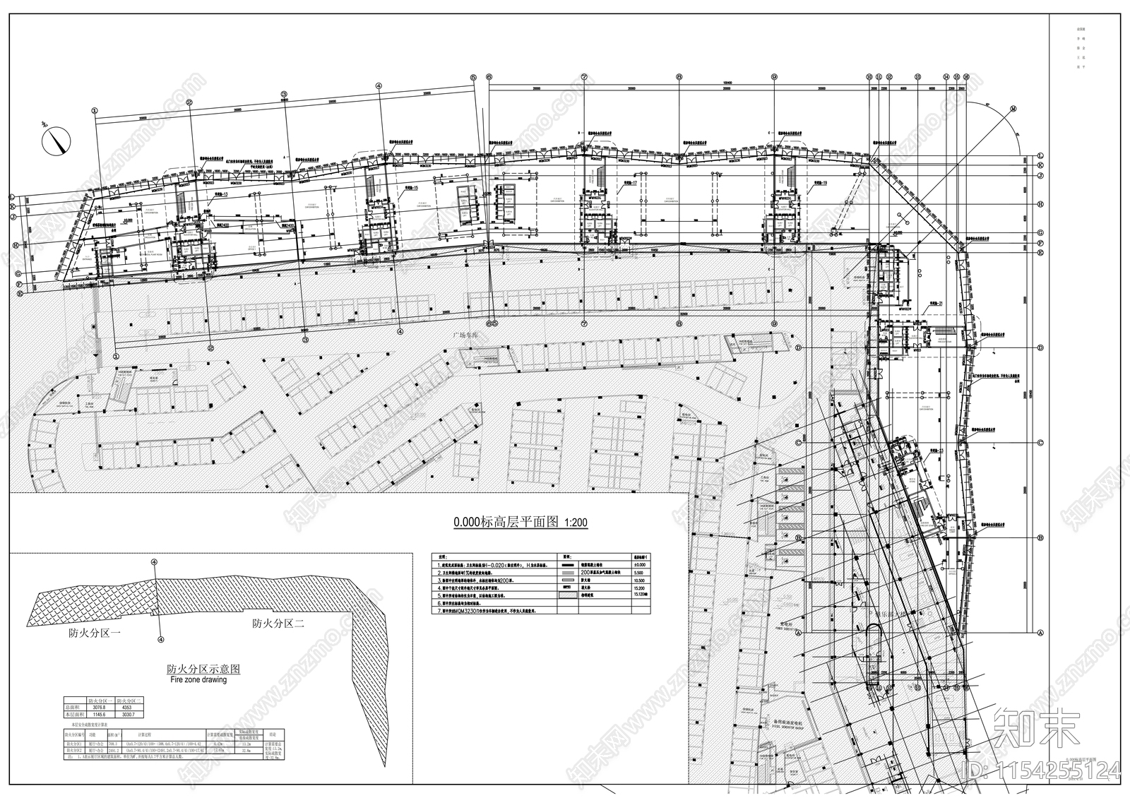 汽车试驾体验场建筑cad施工图下载【ID:1154255124】