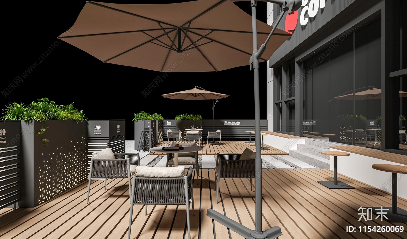 现代酷迪咖啡店3D模型下载【ID:1154260069】