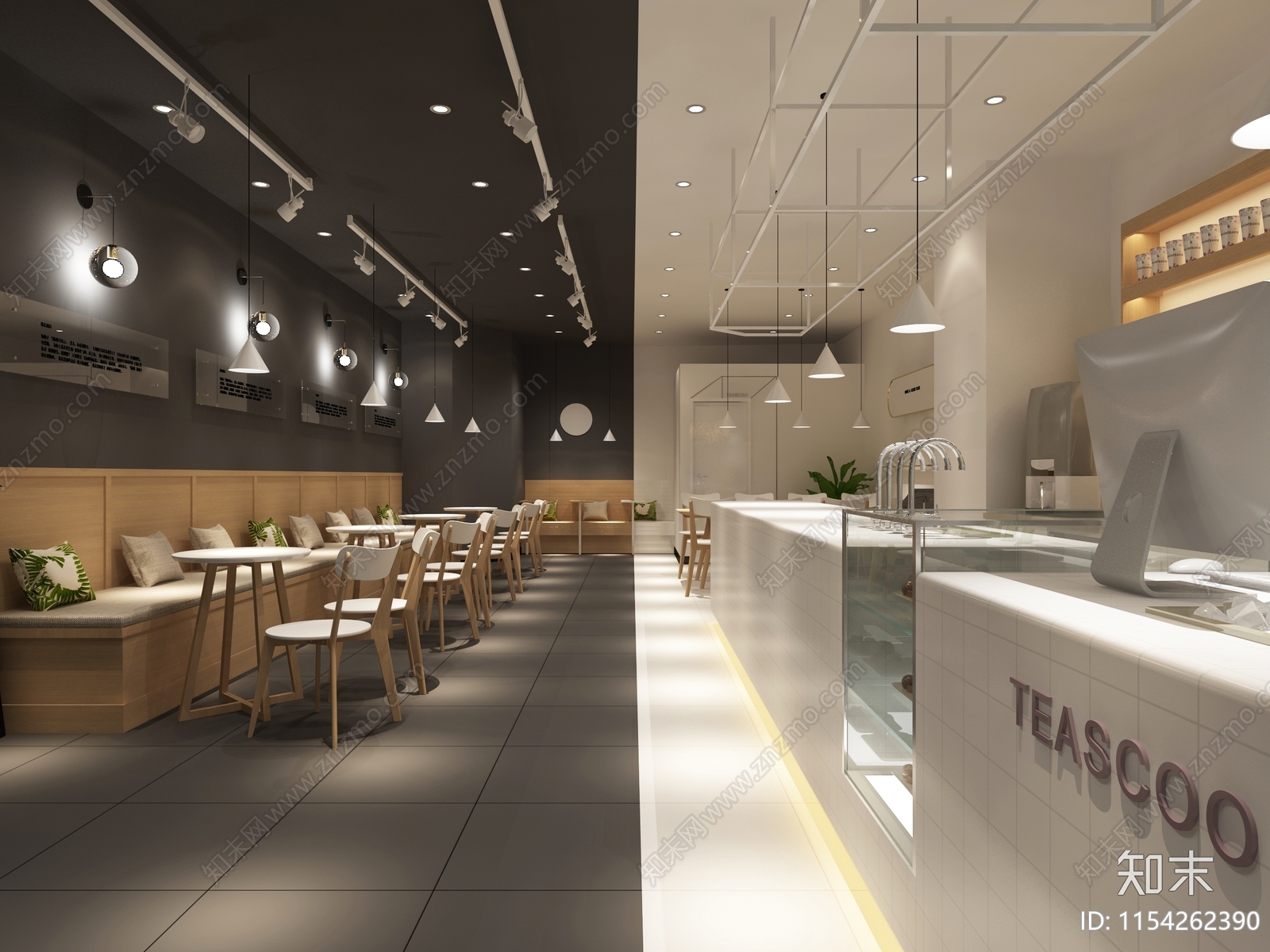 现代咖啡店3D模型下载【ID:1154262390】