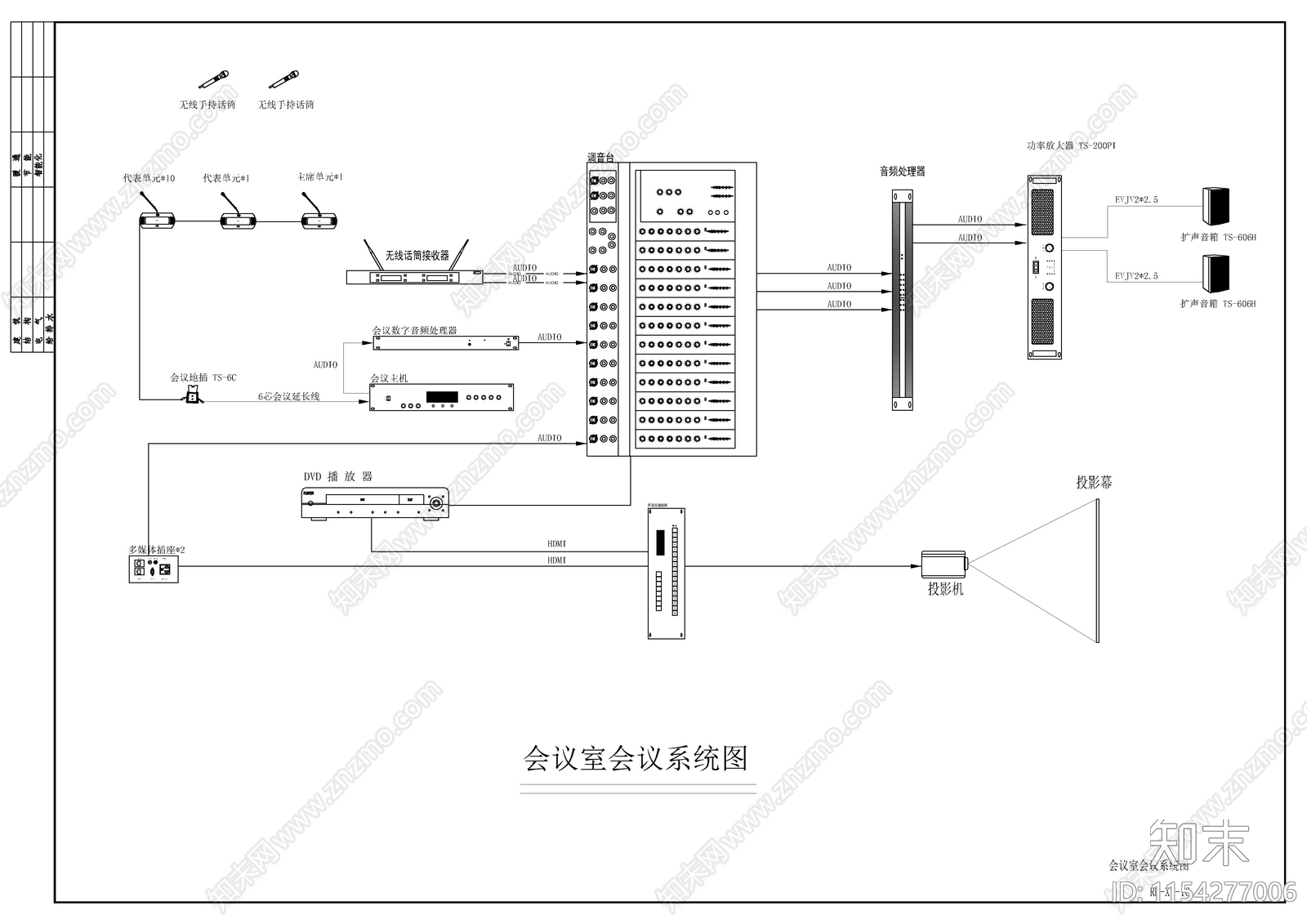 养护楼智能化电cad施工图下载【ID:1154277006】