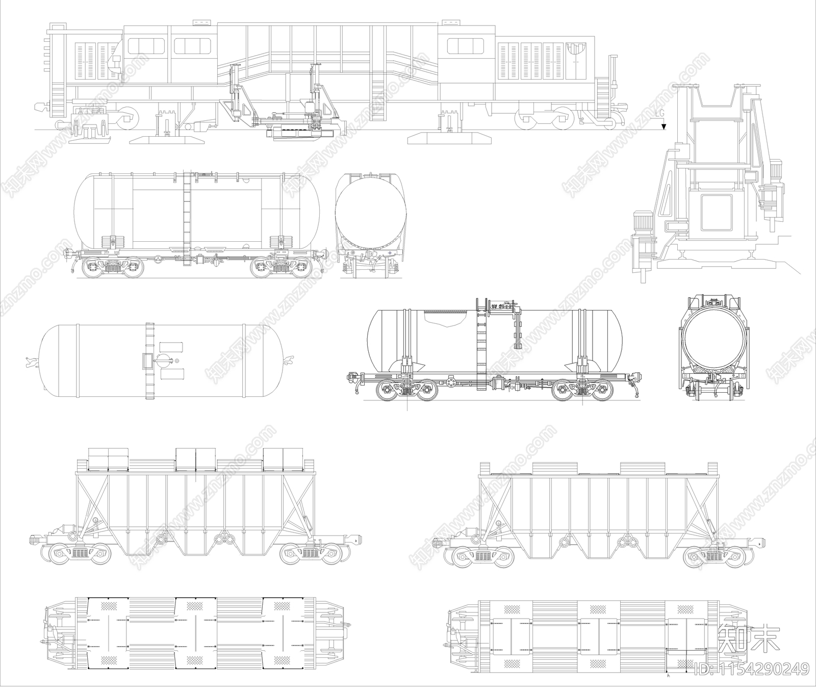 2024最新火车图库施工图下载【ID:1154290249】