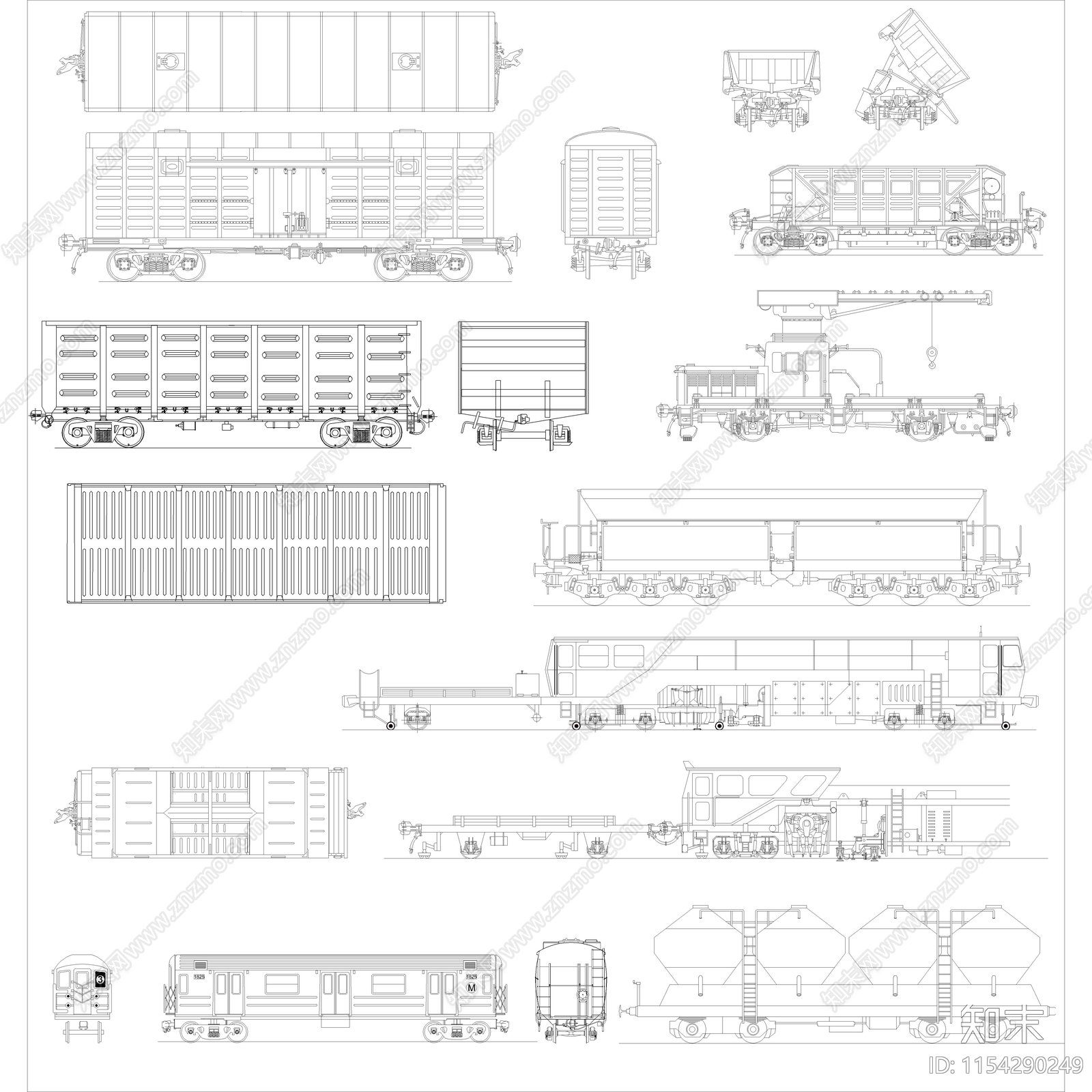 2024最新火车图库施工图下载【ID:1154290249】