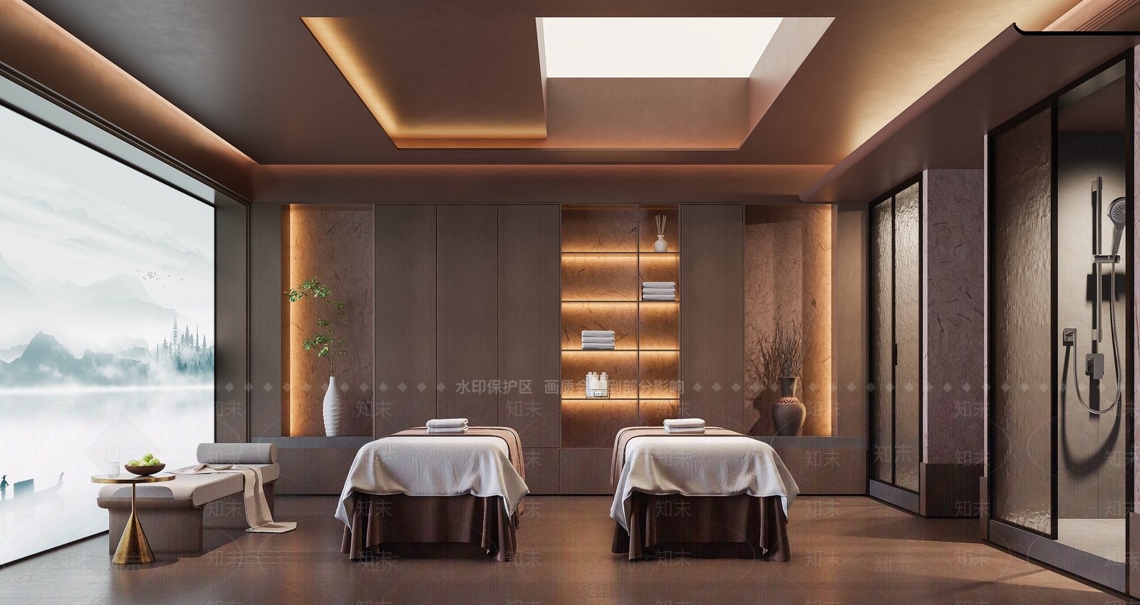 现代美容院包间3D模型下载【ID:1154292840】