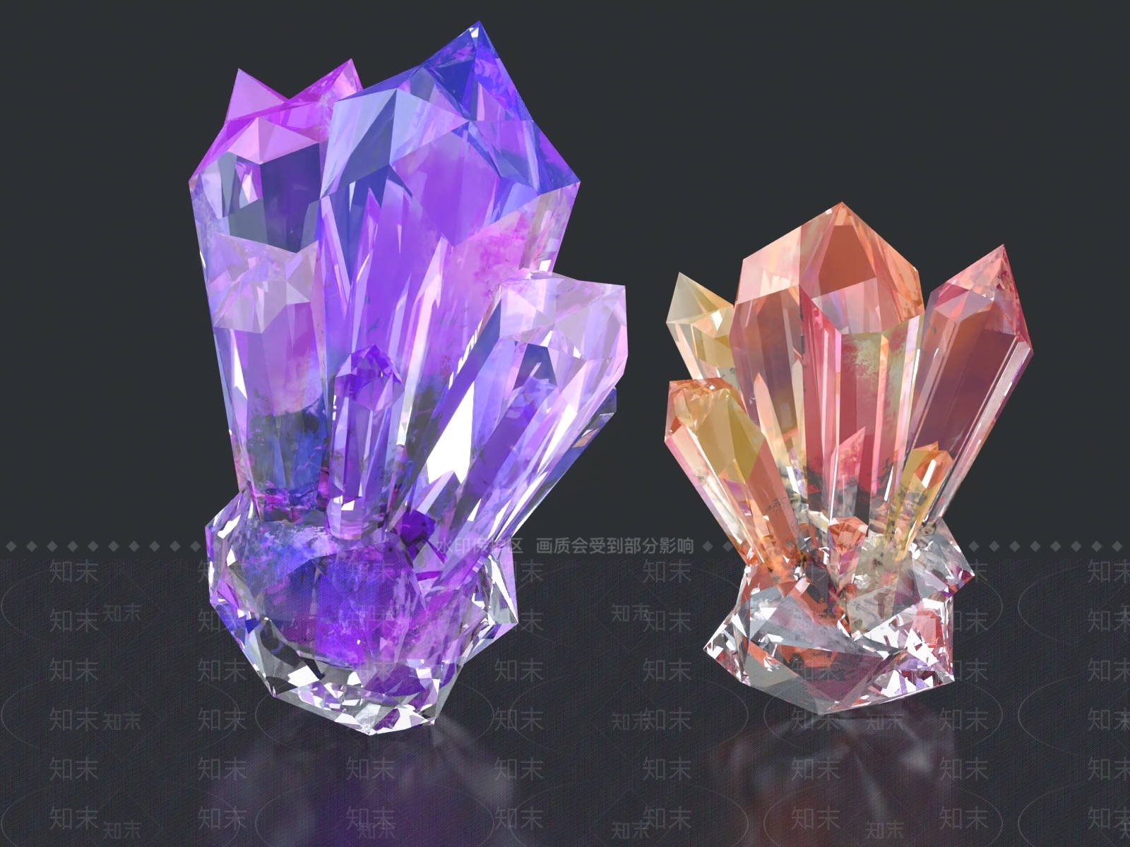 水晶3D模型下载【ID:1154294577】