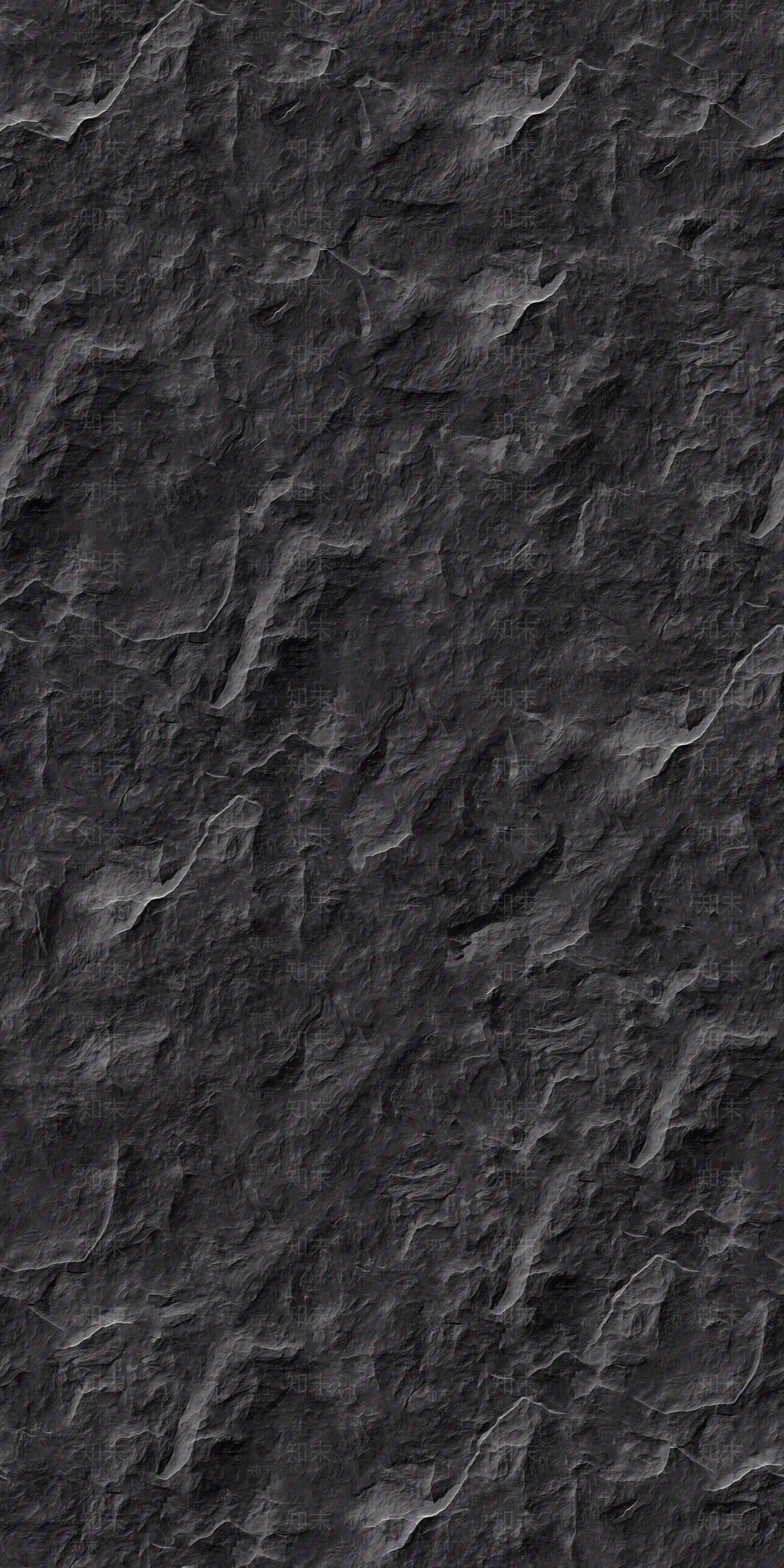 无缝深灰色毛石文化石墙面贴图下载【ID:1154295334】