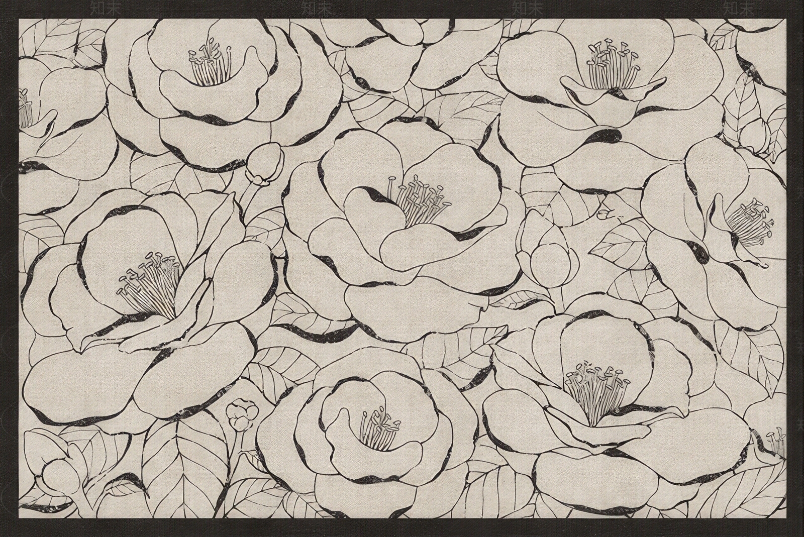 中古风法式地毯客厅贴图下载【ID:1154295771】