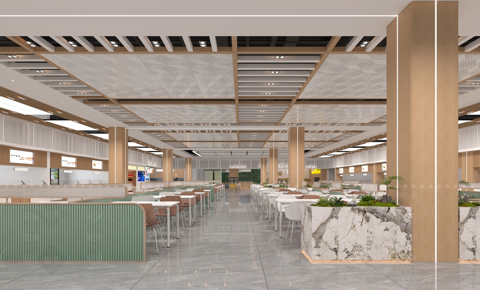 现代快餐店3D模型下载【ID:1214321971】
