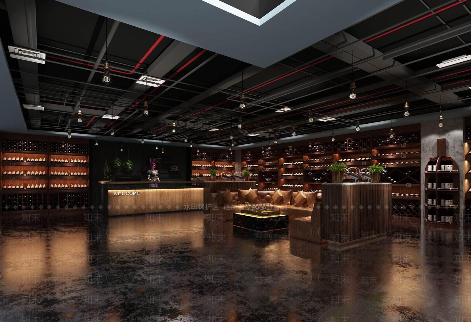 现代酒庄3D模型下载【ID:1154298742】