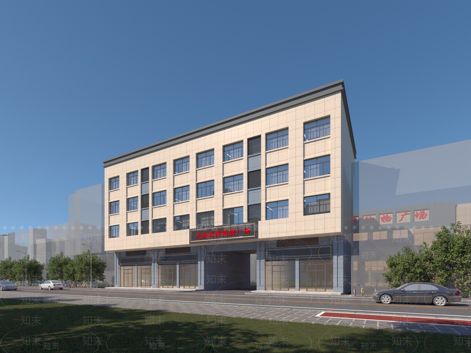 现代农贸市场3D模型下载【ID:1154300150】