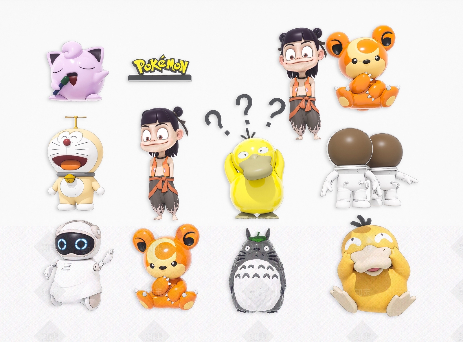 龙猫SU模型下载【ID:1154302333】