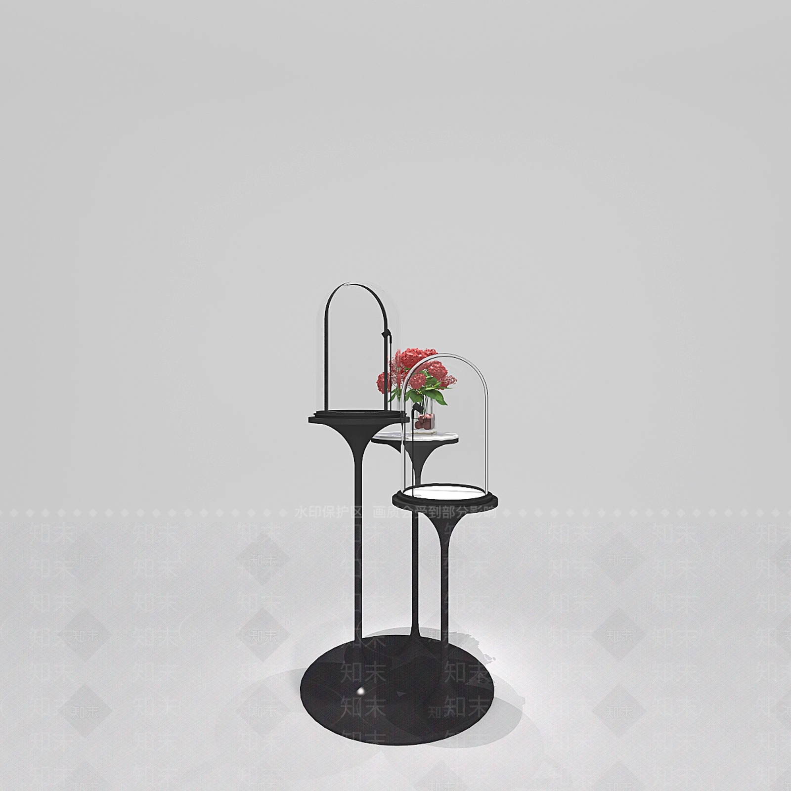 现代珠宝展示柜3D模型下载【ID:1154303004】