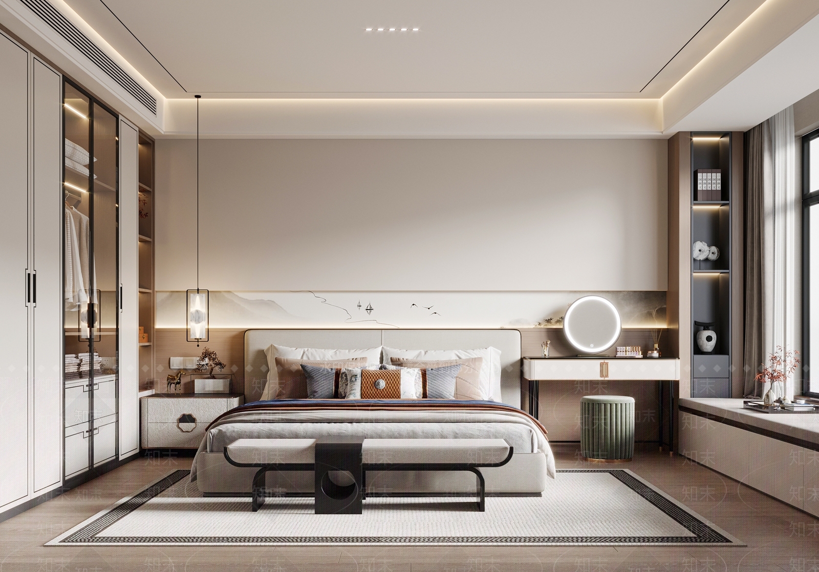 梳妆台梳妆台3D模型下载【ID:1227312848】