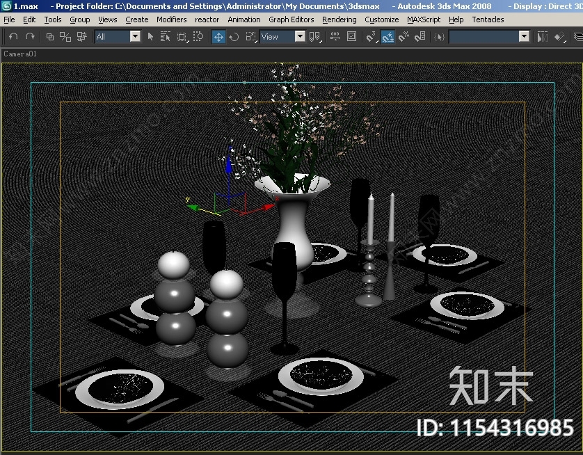 餐具3D模型下载【ID:1154316985】