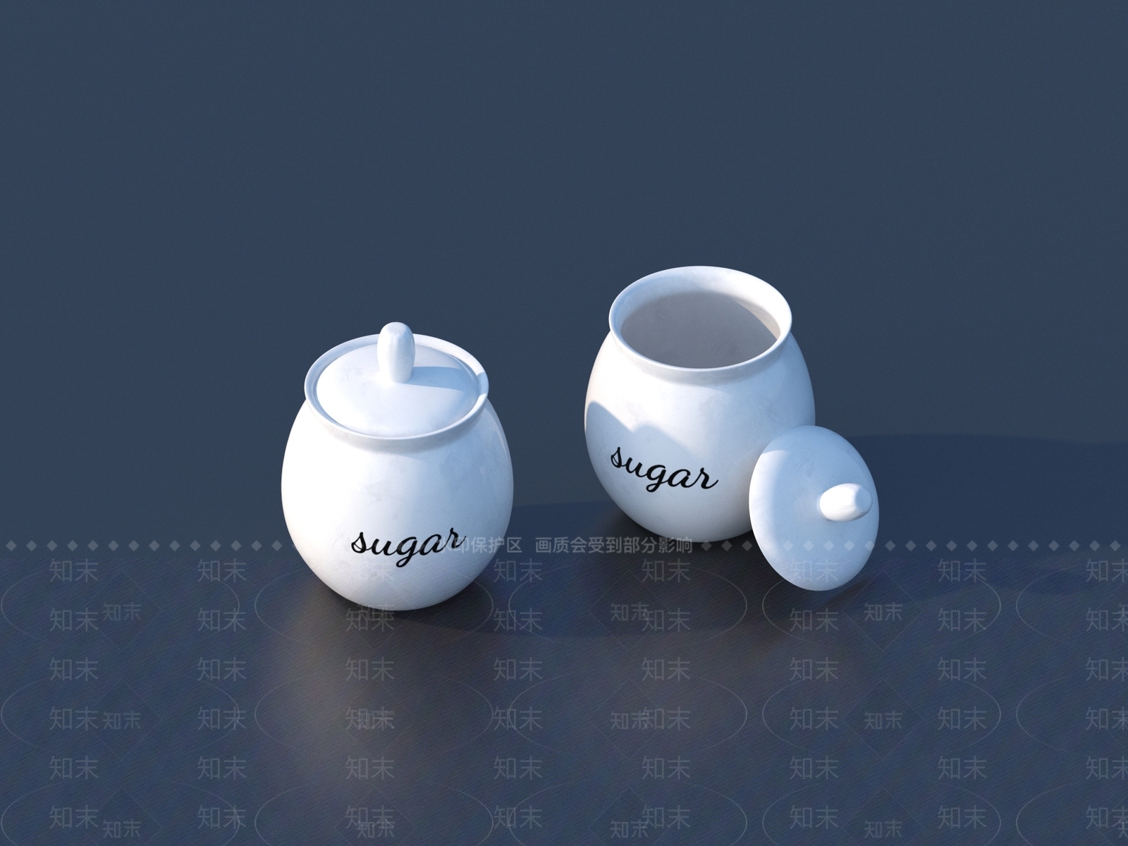 现代茶叶罐3D模型下载【ID:1154319459】