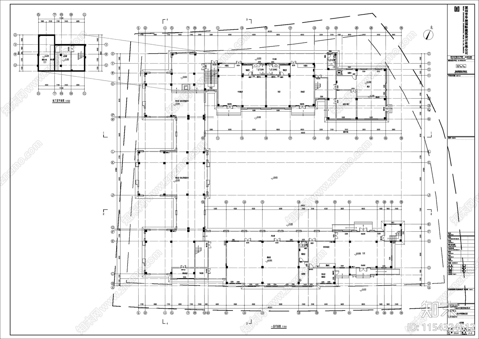 9班幼儿园全套全专业建筑结构水电暖CA施工图下载【ID:1154324612】