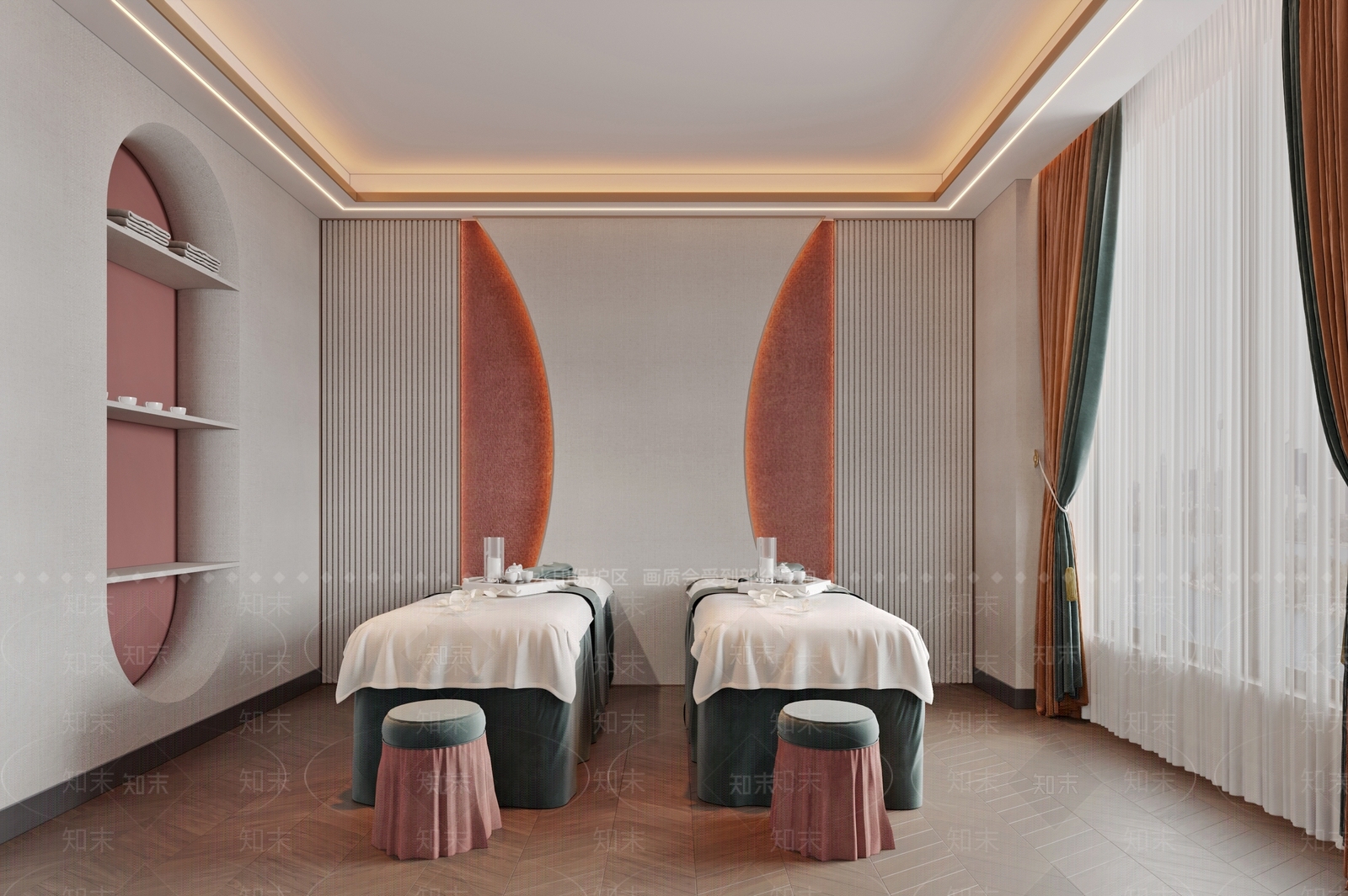 现代美容院包厢3D模型下载【ID:1154326083】