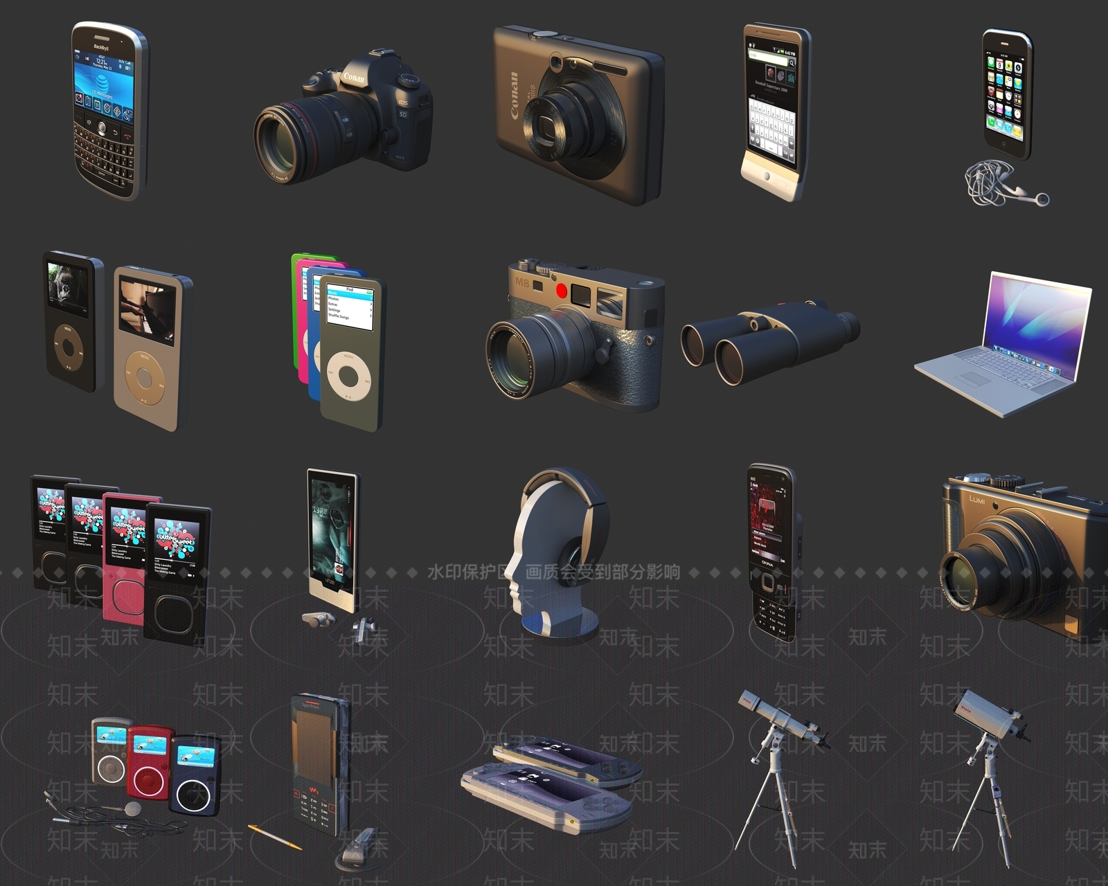 照相机3D模型下载【ID:1154329850】