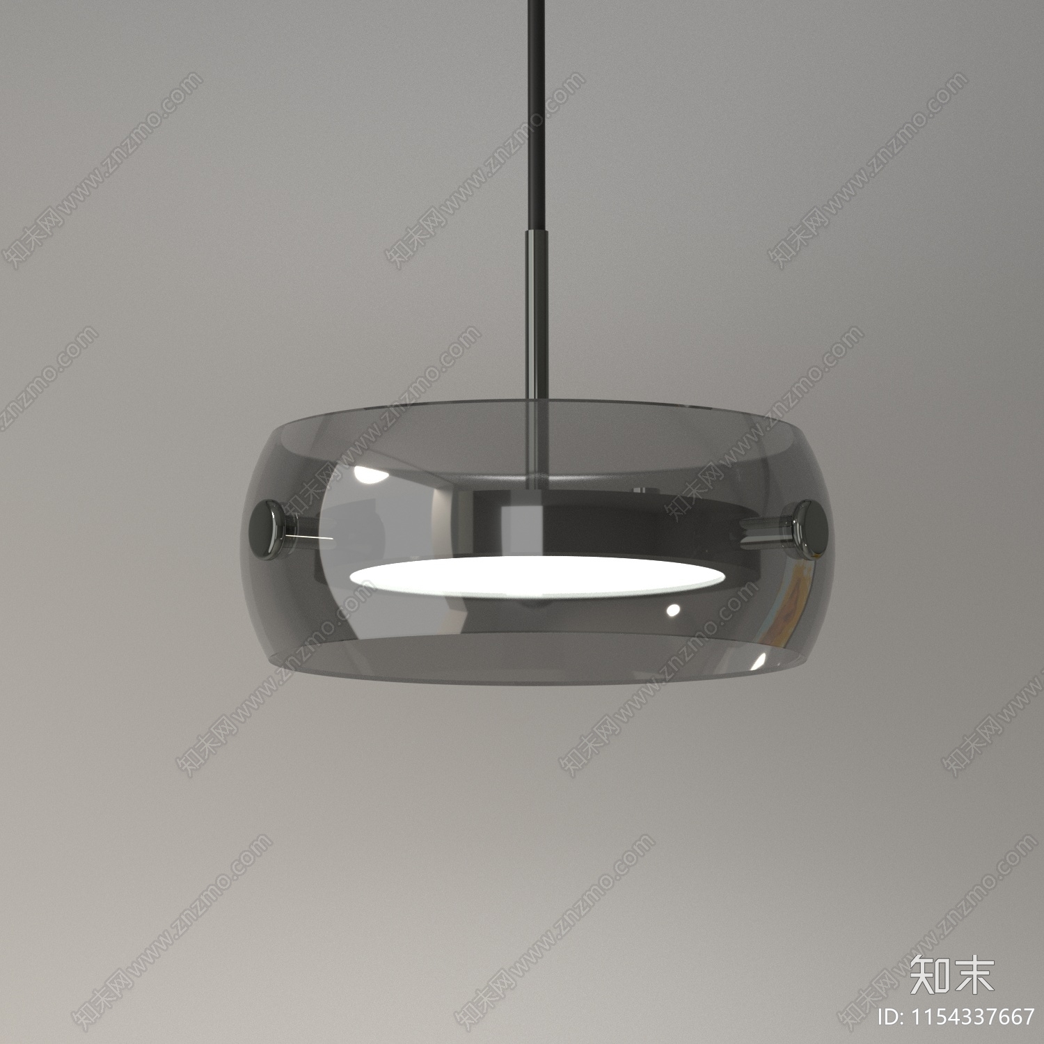 现代玻璃餐厅吊灯3D模型下载【ID:1154337667】