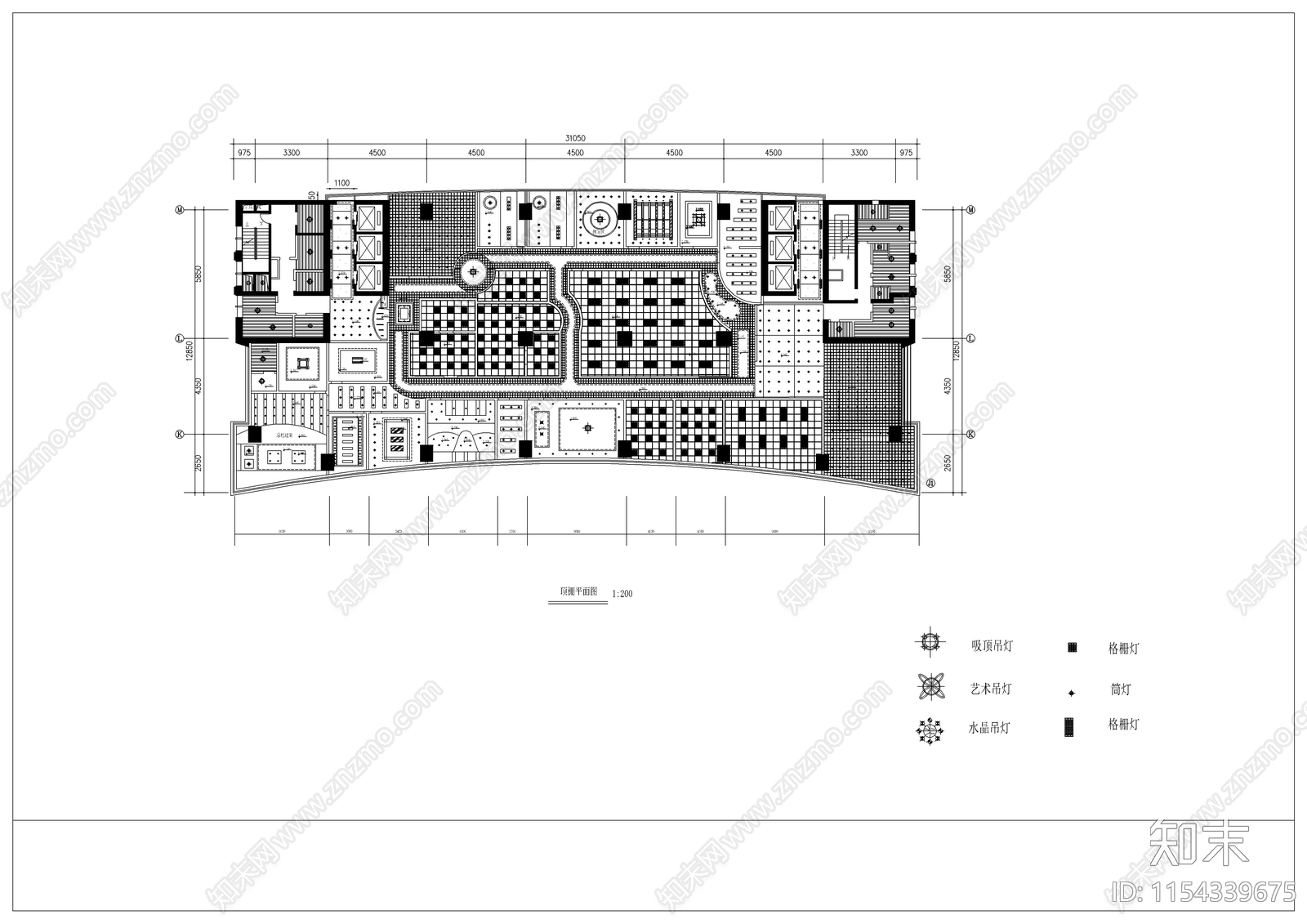 办公空间装修cad施工图下载【ID:1154339675】