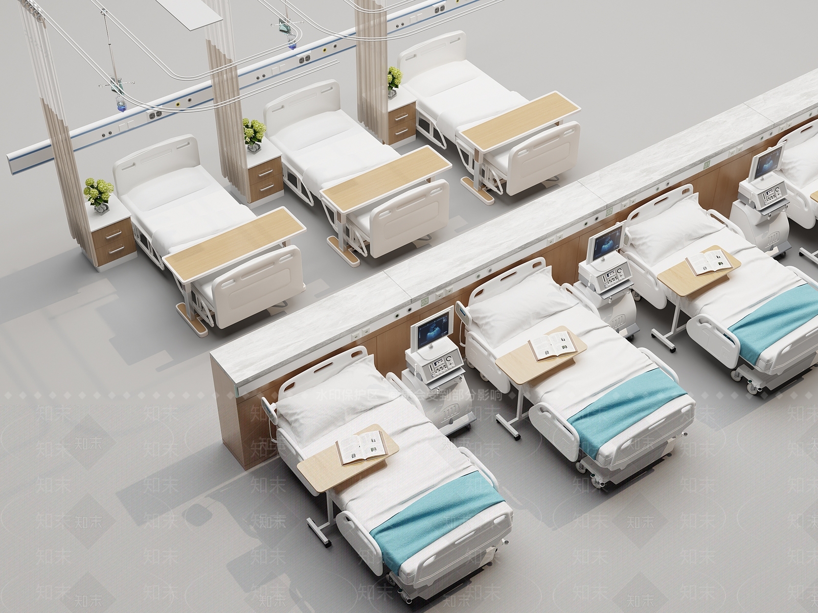 病床3D模型下载【ID:1154341557】
