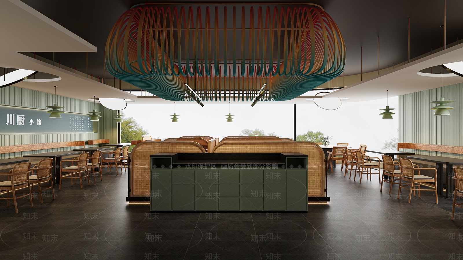 北欧火锅店3D模型下载【ID:1154343061】