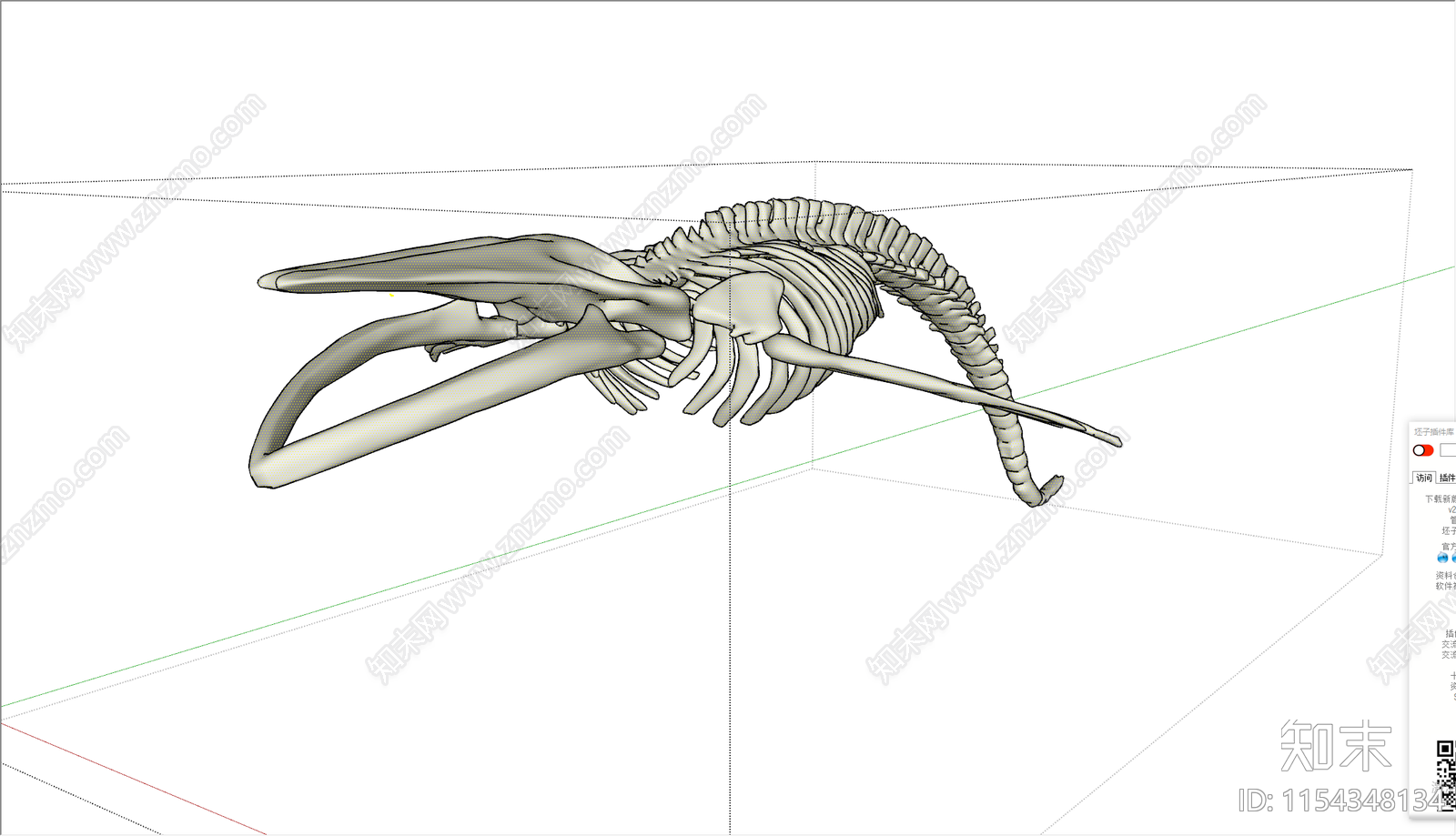 海洋动物SU模型下载【ID:1154348134】