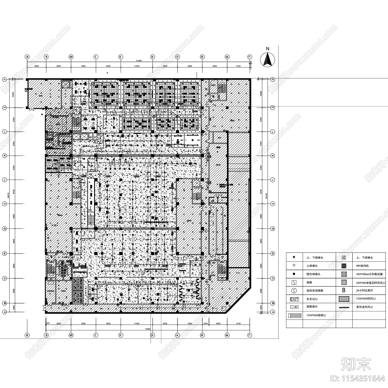 办公室室内装饰施工图下载【ID:1154351644】