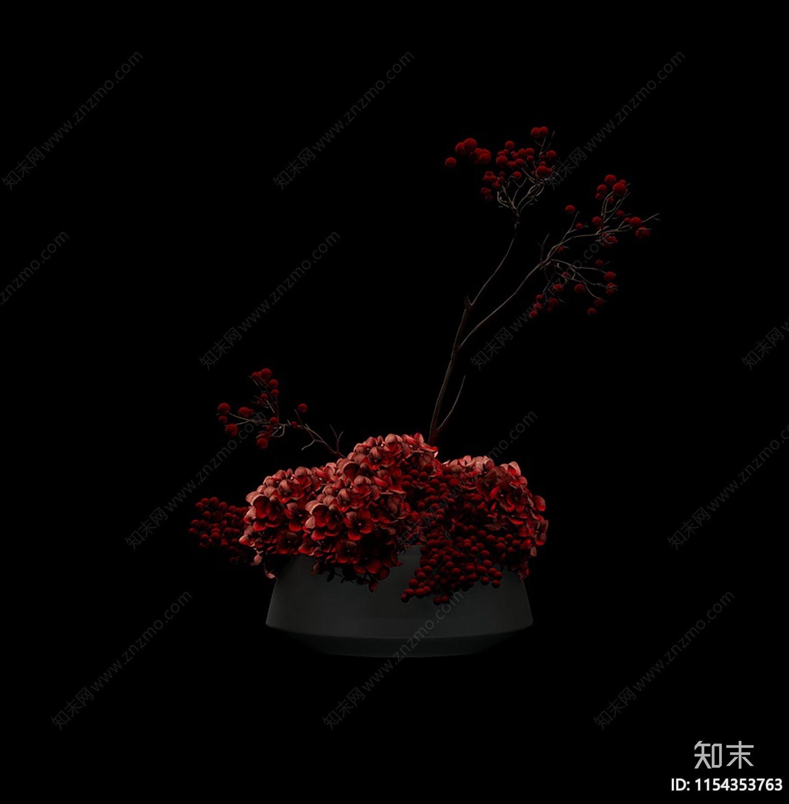 花艺3D模型下载【ID:1154353763】