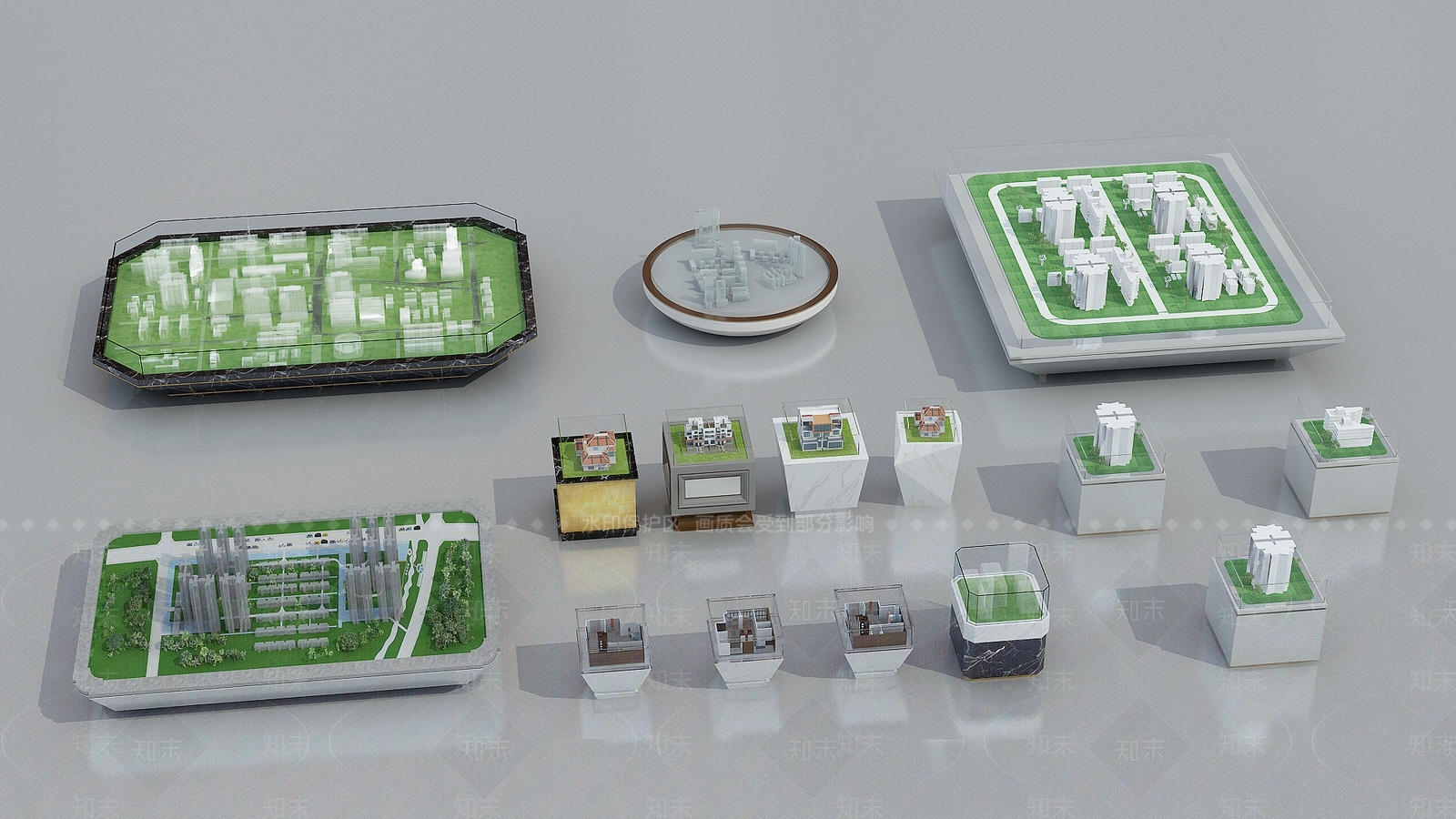 现代沙盘3D模型下载【ID:1154361593】