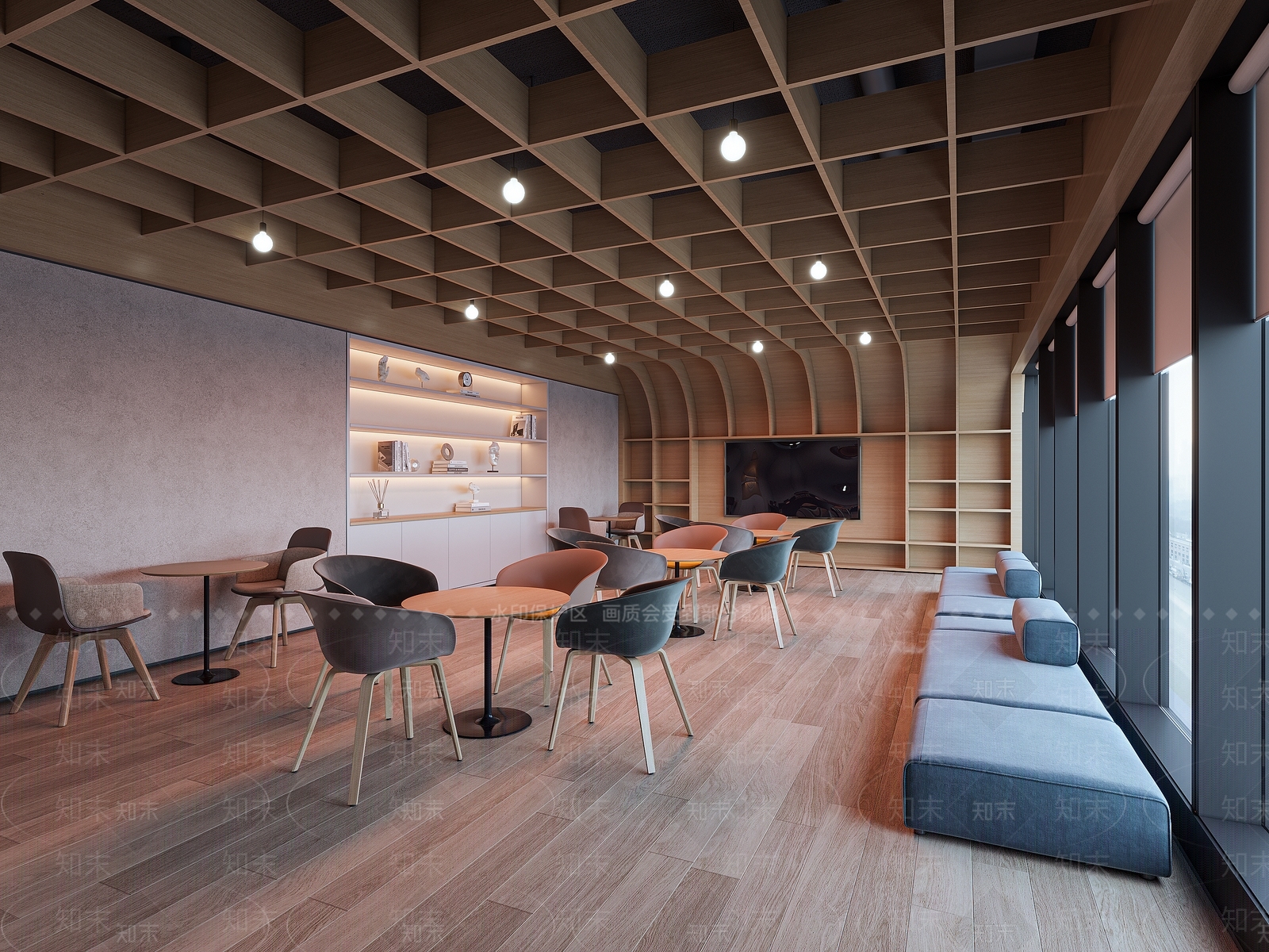 现代洽谈室3D模型下载【ID:1154365744】