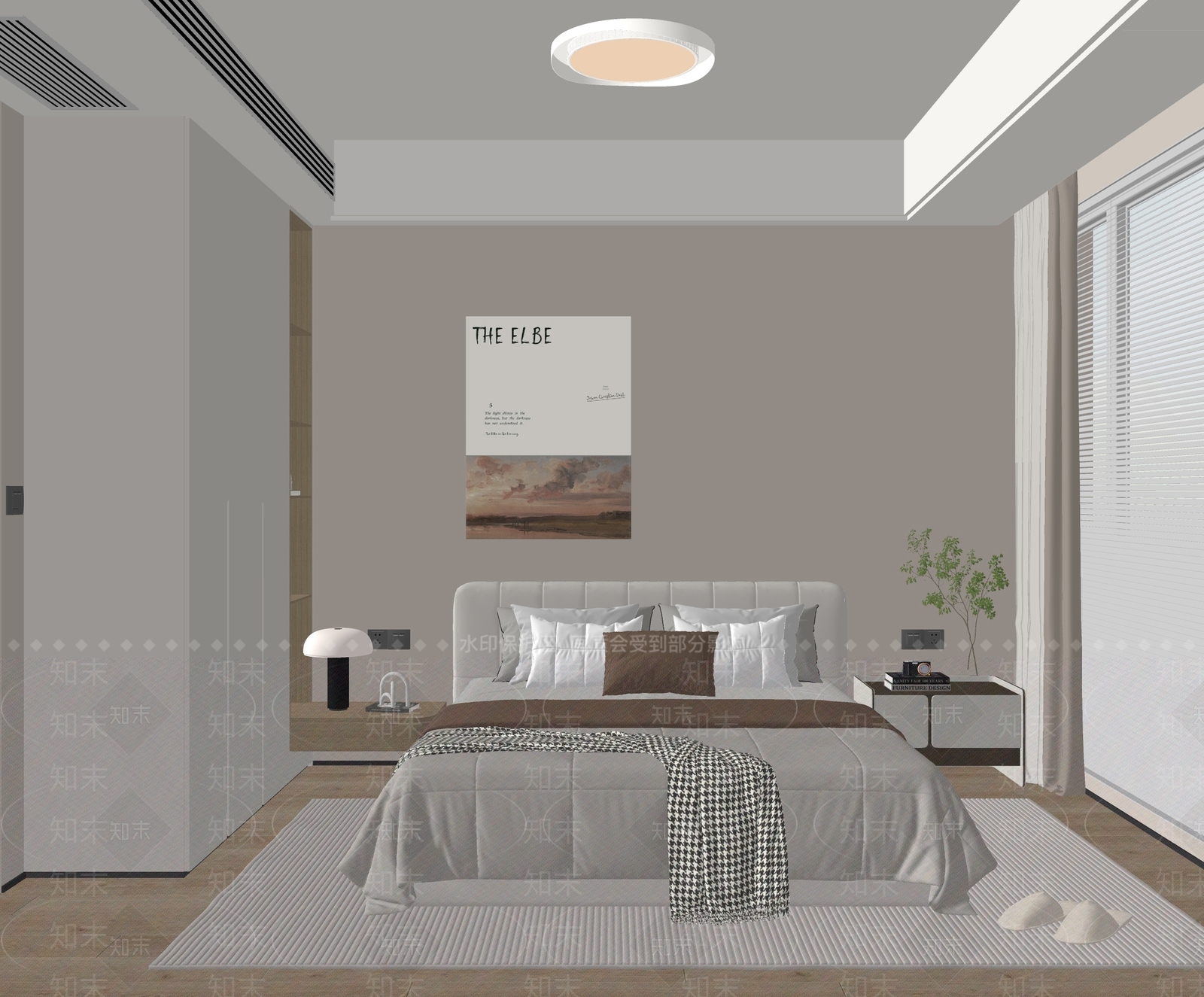 设计感挂画挂画SU模型下载【ID:1227514598】