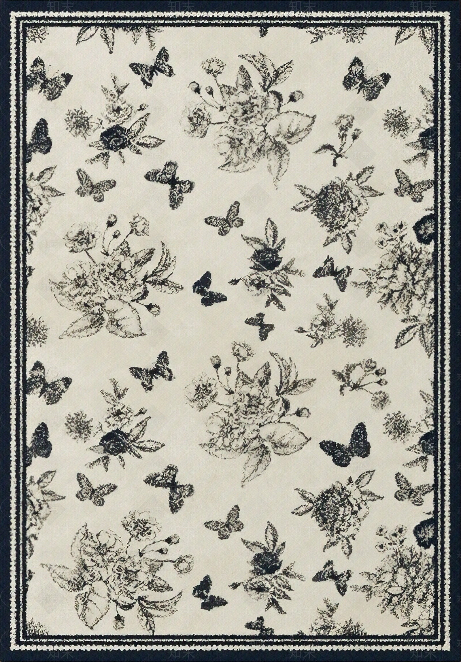 中古轻奢高级法式地垫贴图下载【ID:1154379199】