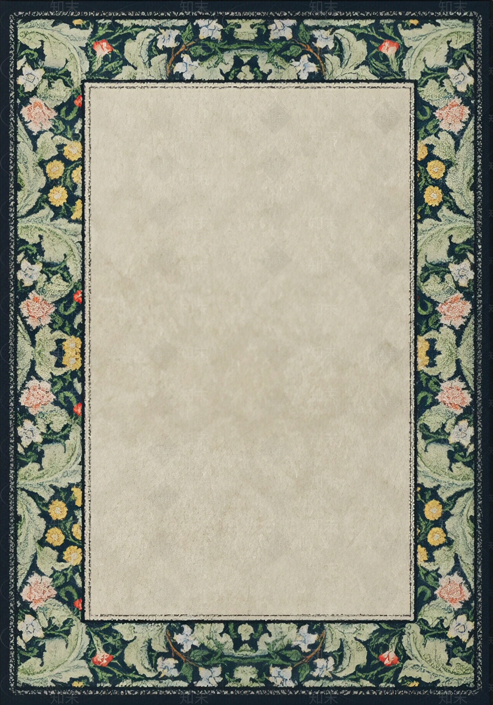 中古轻奢高级法式地垫贴图下载【ID:1154379220】