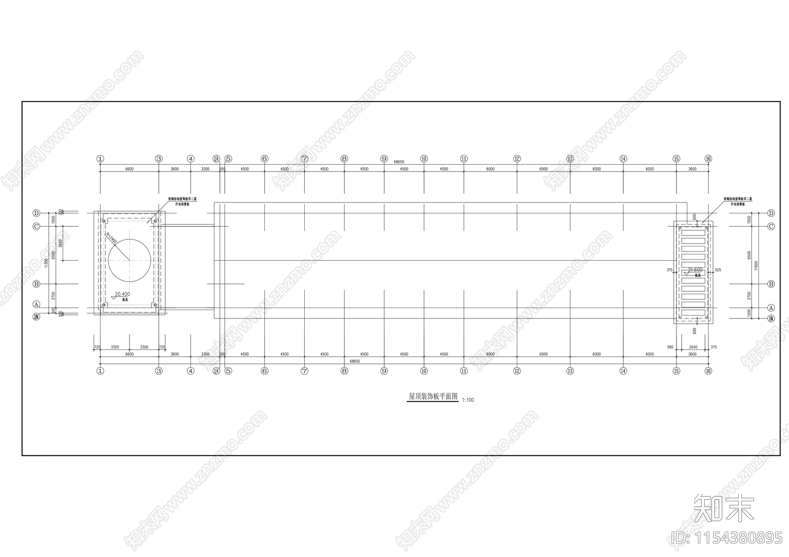 教学楼建施cad施工图下载【ID:1154380895】