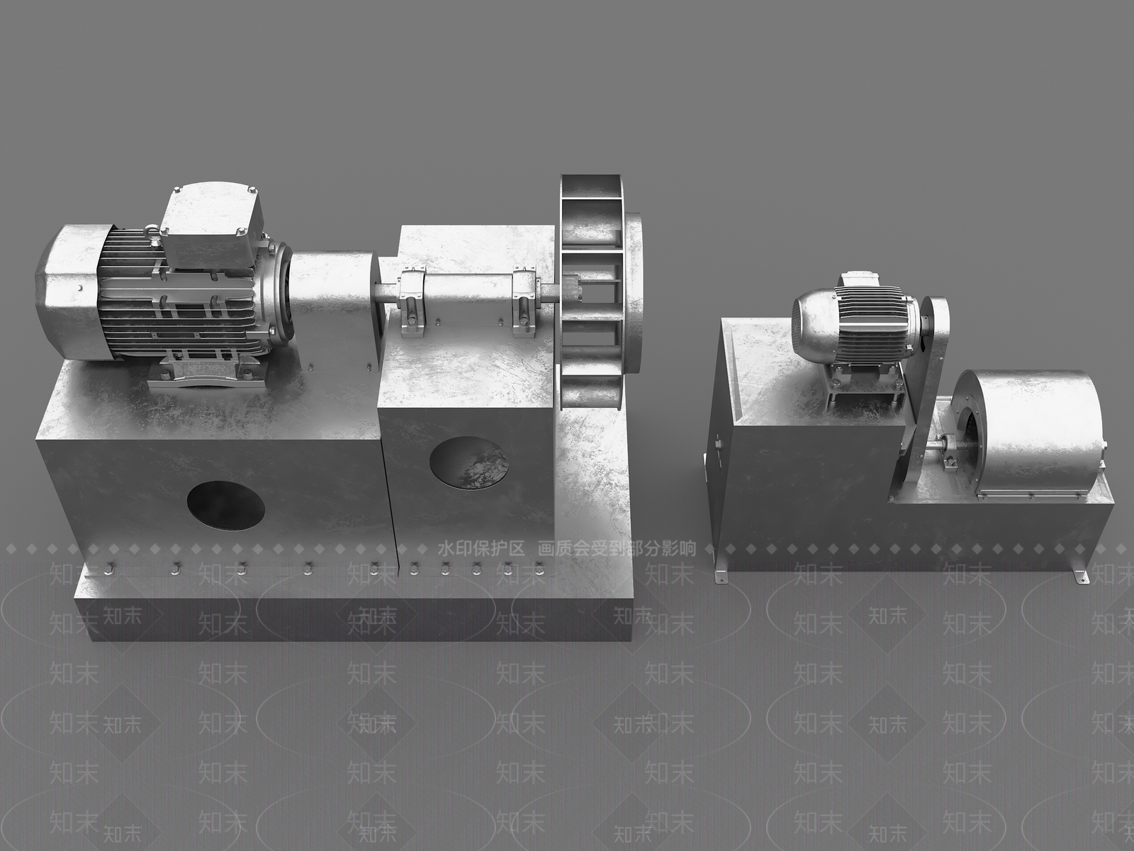工业风机3D模型下载【ID:1154400529】