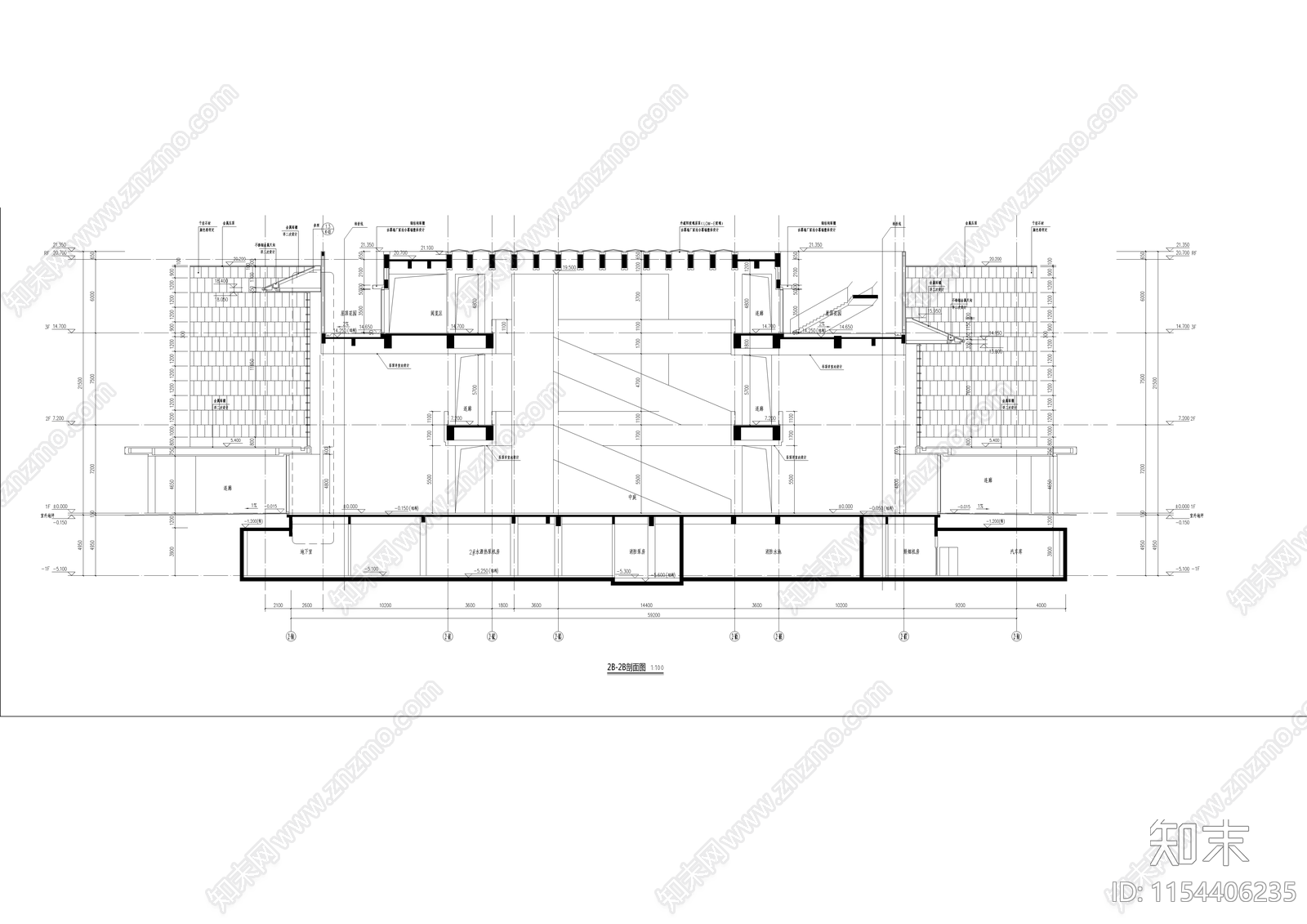 江滨公园妇青幼儿童活动中心cad施工图下载【ID:1154406235】