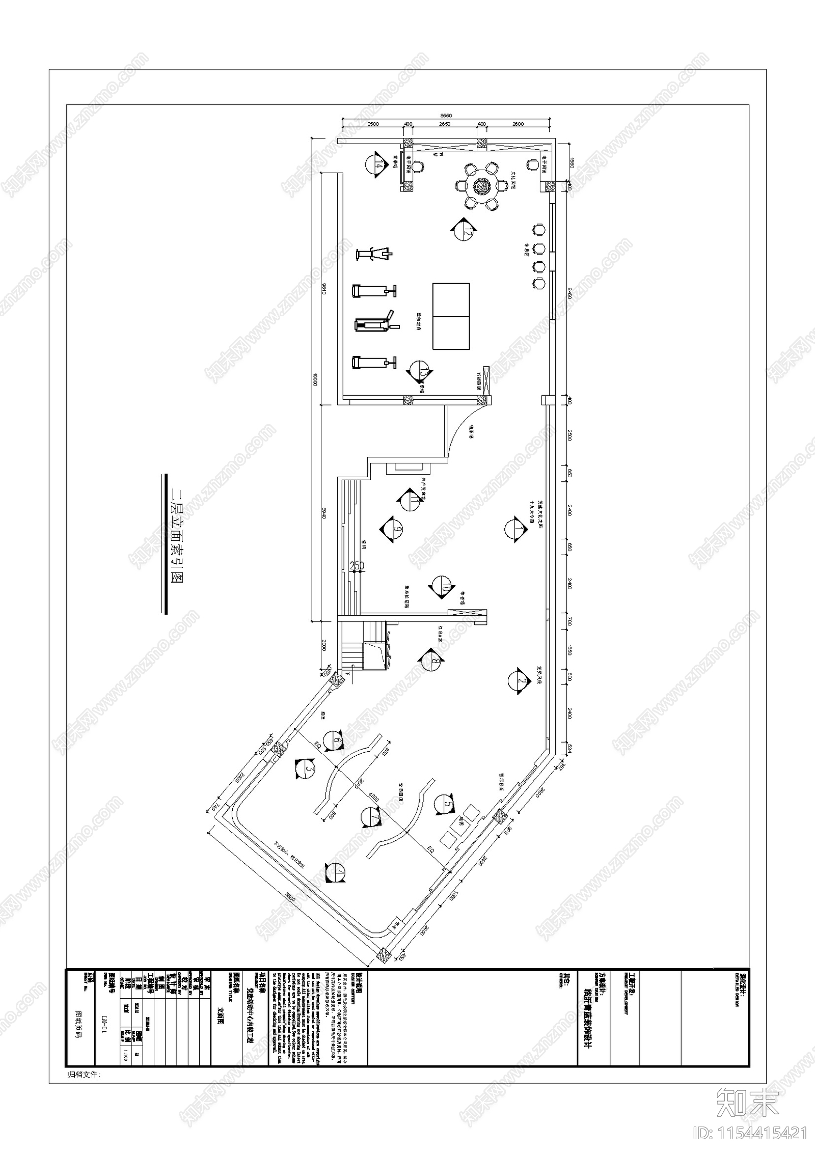 党建展厅cad施工图下载【ID:1154415421】