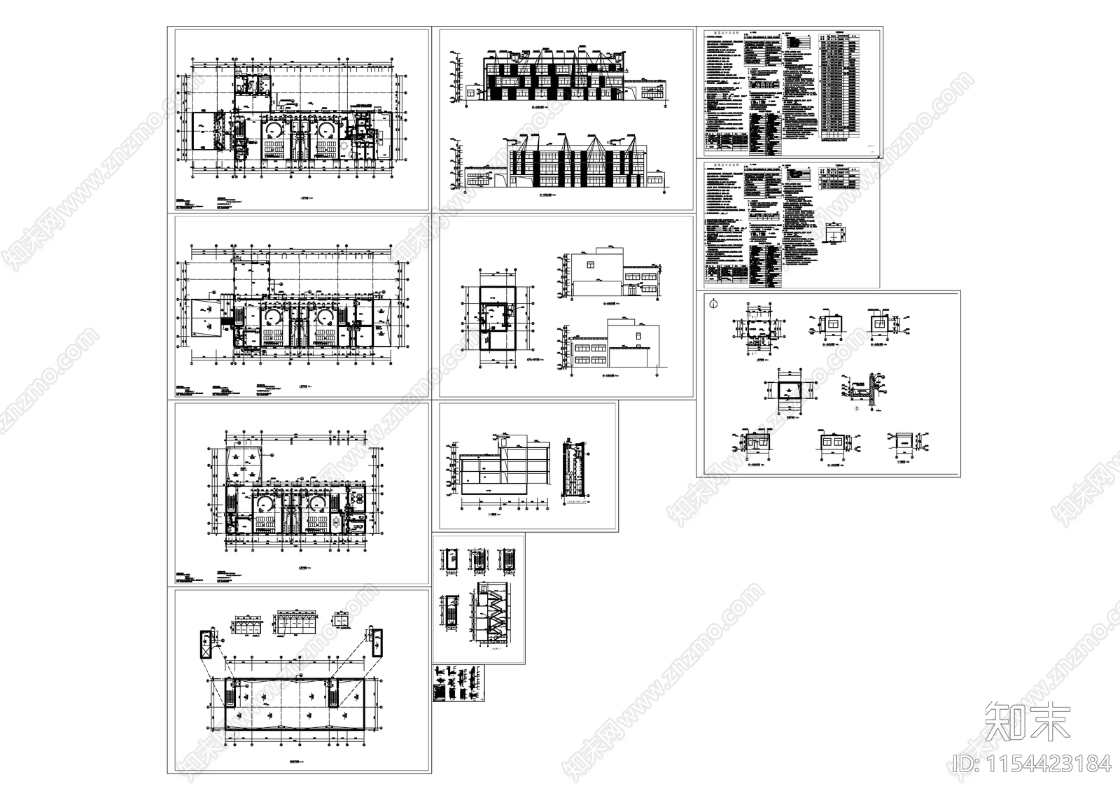 幼儿园建筑cad施工图下载【ID:1154423184】