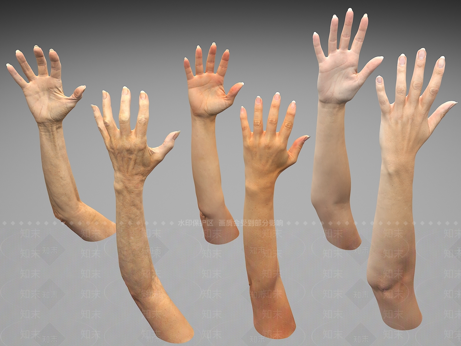 手势3D模型下载【ID:1154427852】
