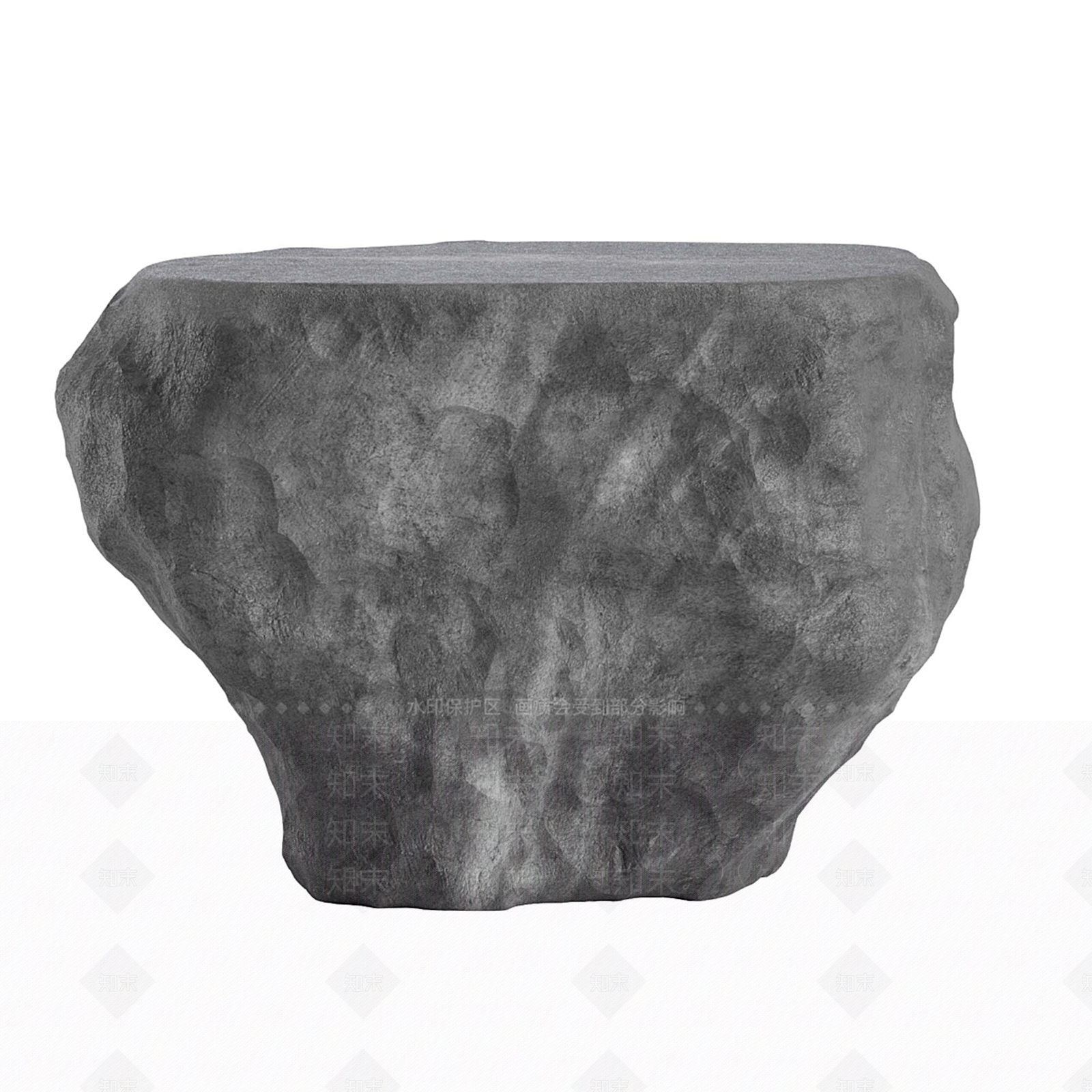 现代石头前台3D模型下载【ID:1154434966】