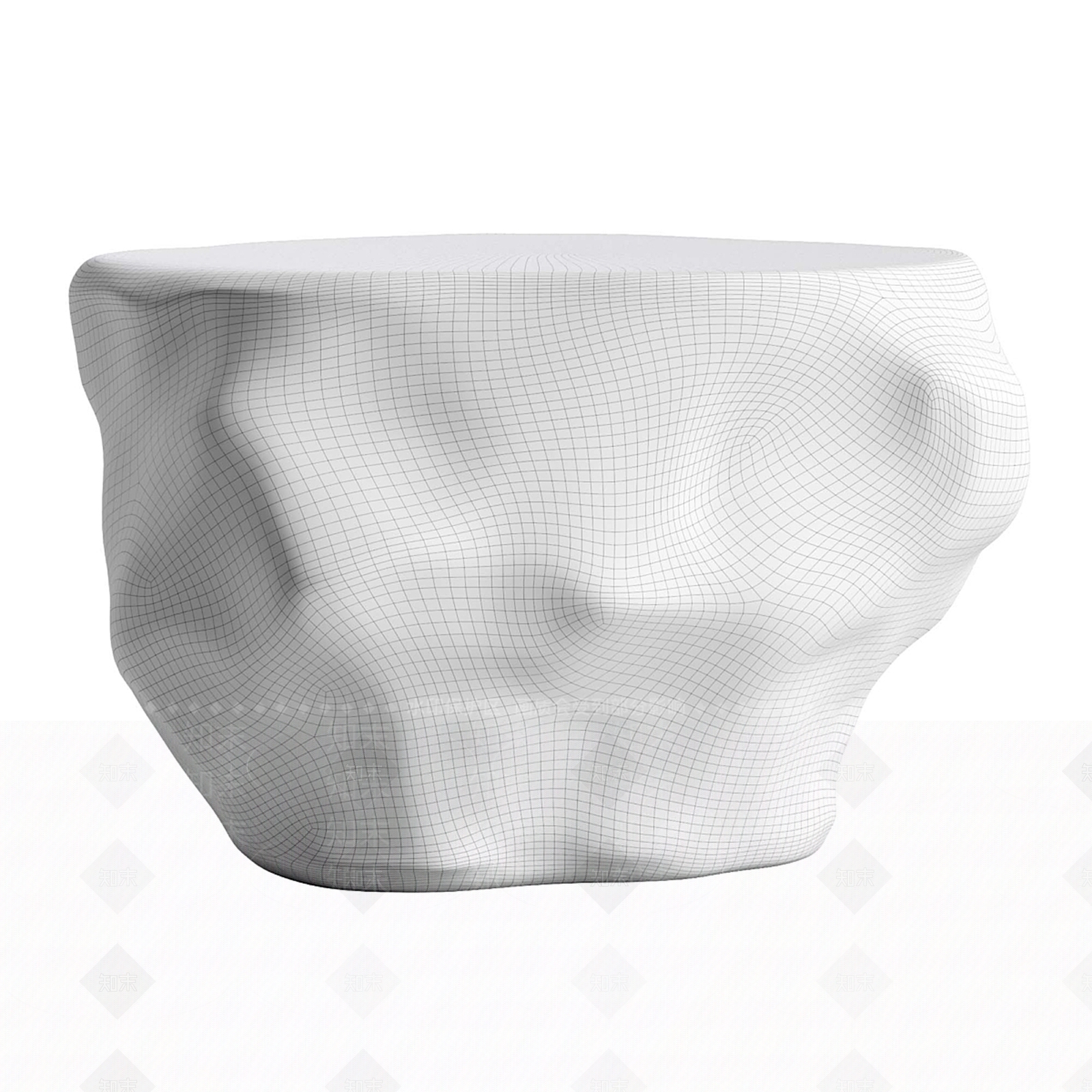 现代石头前台3D模型下载【ID:1154434966】
