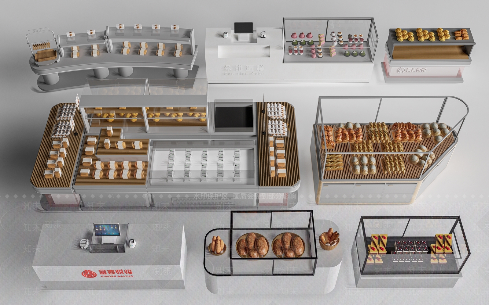 现代展具3D模型下载【ID:1154443152】