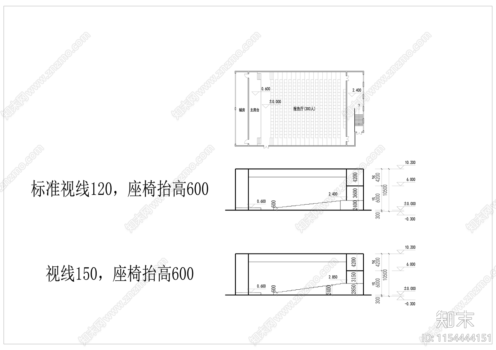 现代多层办公楼cad施工图下载【ID:1154444151】