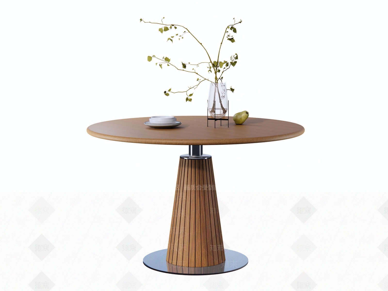 Kena现代中古柯林圆桌SU模型下载【ID:1154447519】