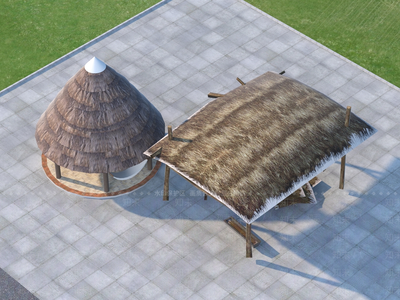 现代亭子3D模型下载【ID:1154448112】