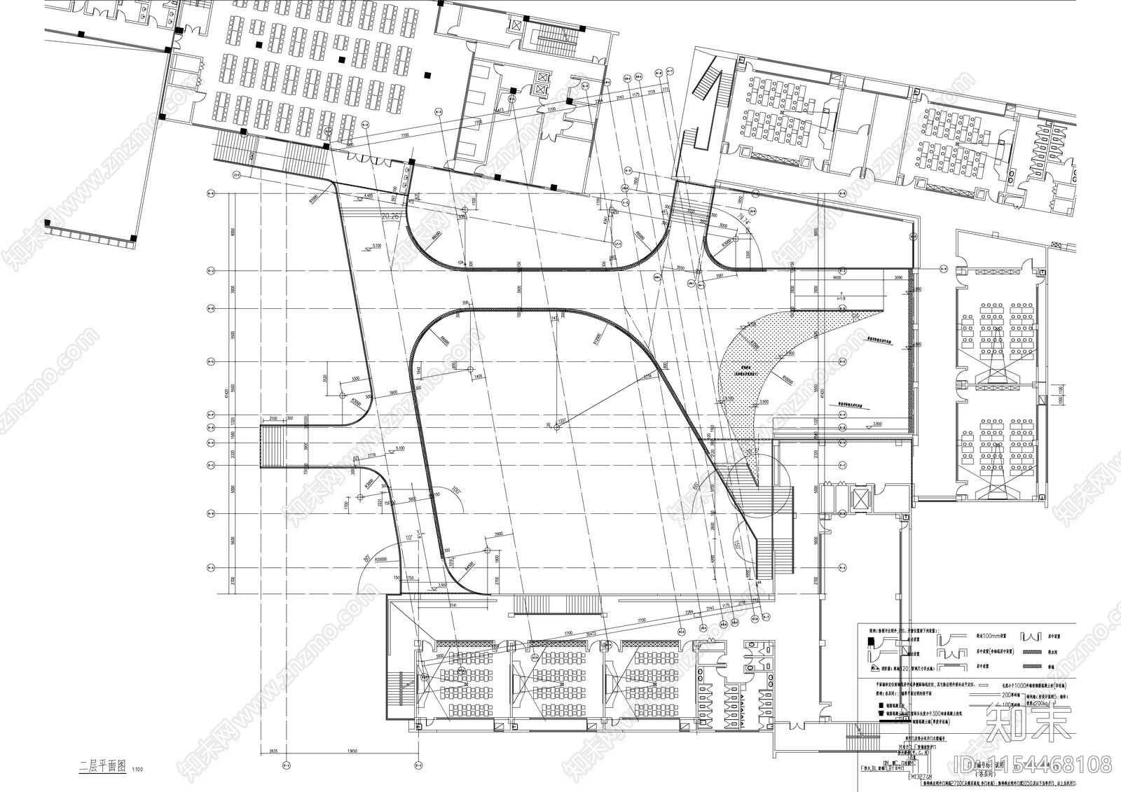金湖附属中学拆建部分工程cad施工图下载【ID:1154468108】