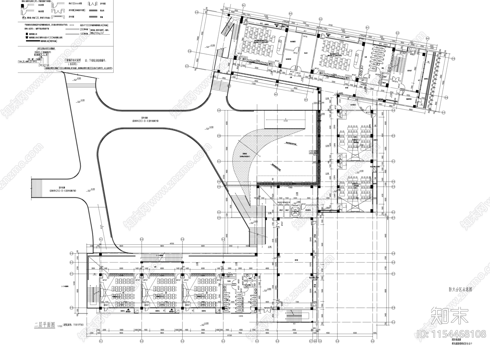 金湖附属中学拆建部分工程cad施工图下载【ID:1154468108】