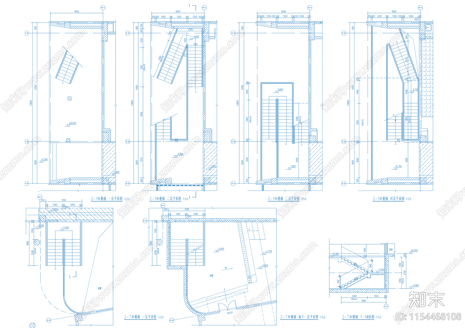金湖附属中学拆建部分工程cad施工图下载【ID:1154468108】
