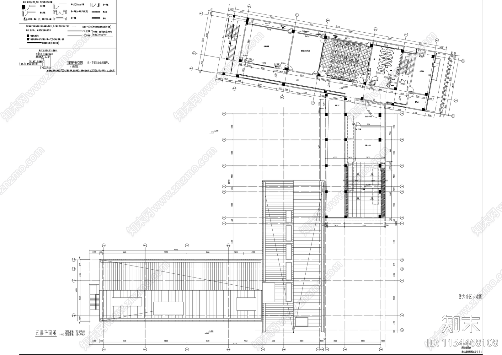 金湖附属中学拆建部分工程cad施工图下载【ID:1154468108】